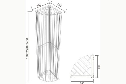 Hộp tán âm góc Remak™ D80W Diffuser 1