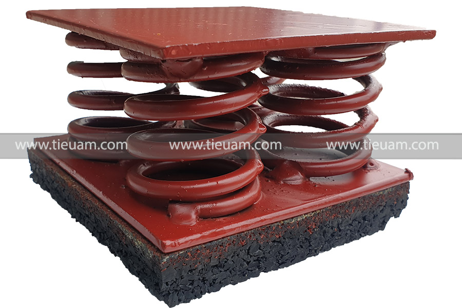 Lò xo giảm chấn cách âm sàn 6