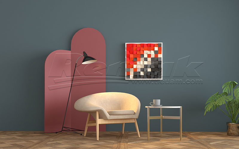 Gỗ tán âm solid wood diffuser SW1 3