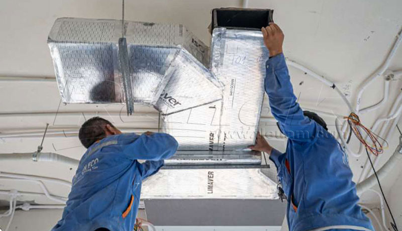 Được sử dụng rộng rãi trong các công trình xây dựng như tòa nhà văn phòng, bệnh viện, trung tâm thương mại