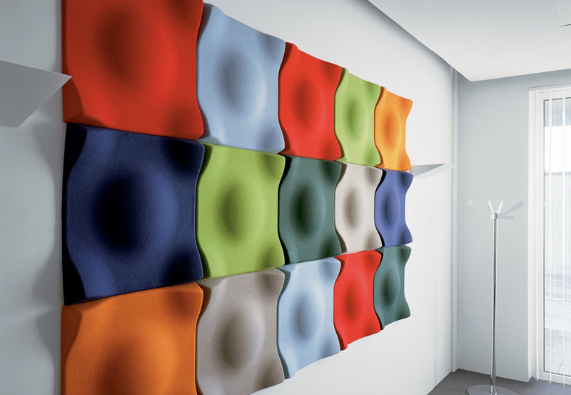 Tấm Sonic ốp tường văn phòng, phòng làm việc rất sang trọng